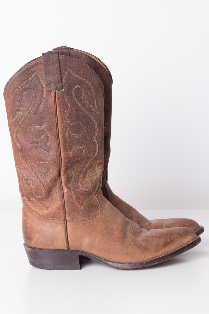 Tony Lama Vintage Cowboy Boots (8.5 D)