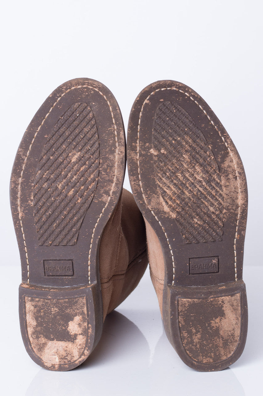 Brown Suede Boots (6.5)