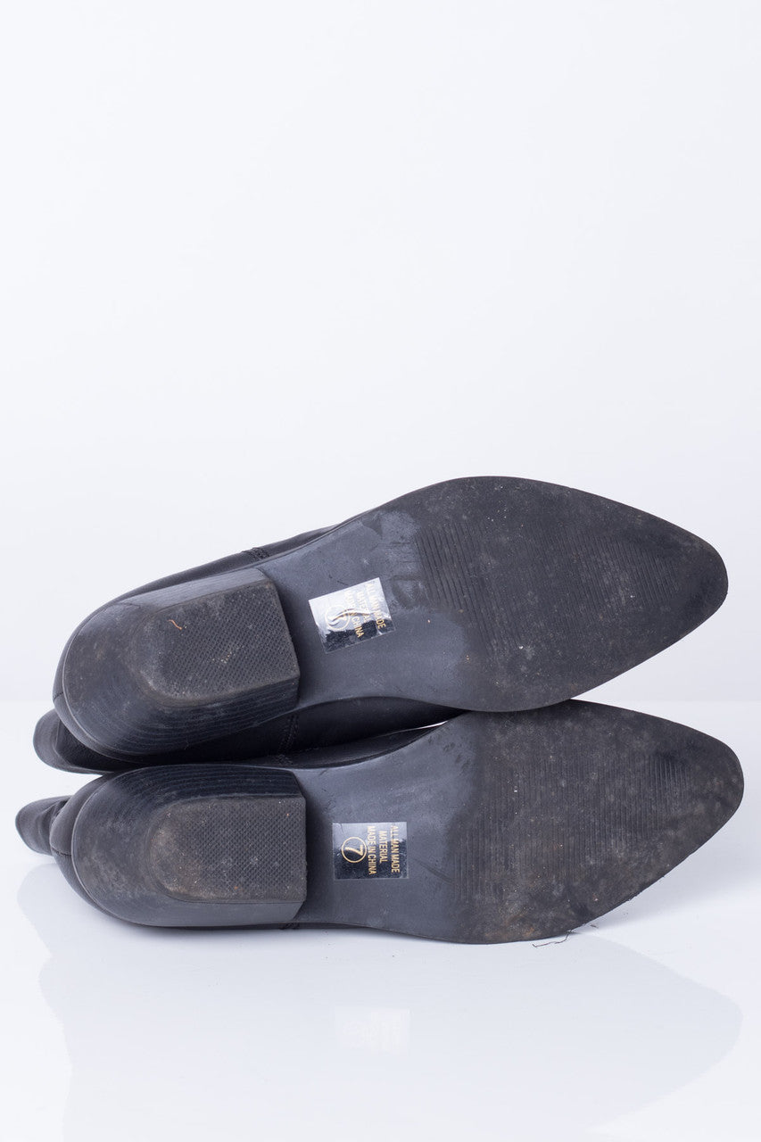 Black Vegan Ankle Boots (7)