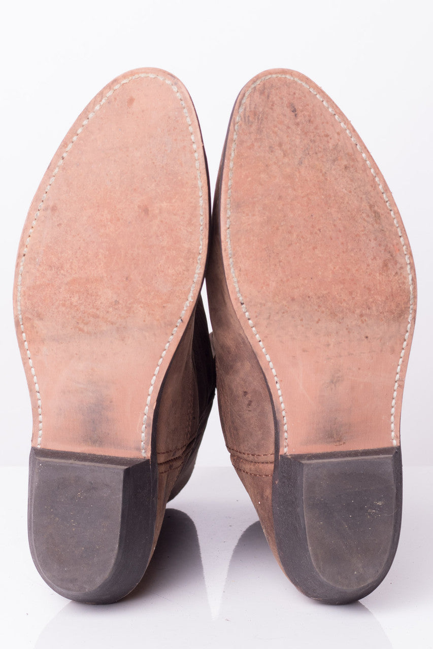 Brown Leather Cowboy Boots (10M)