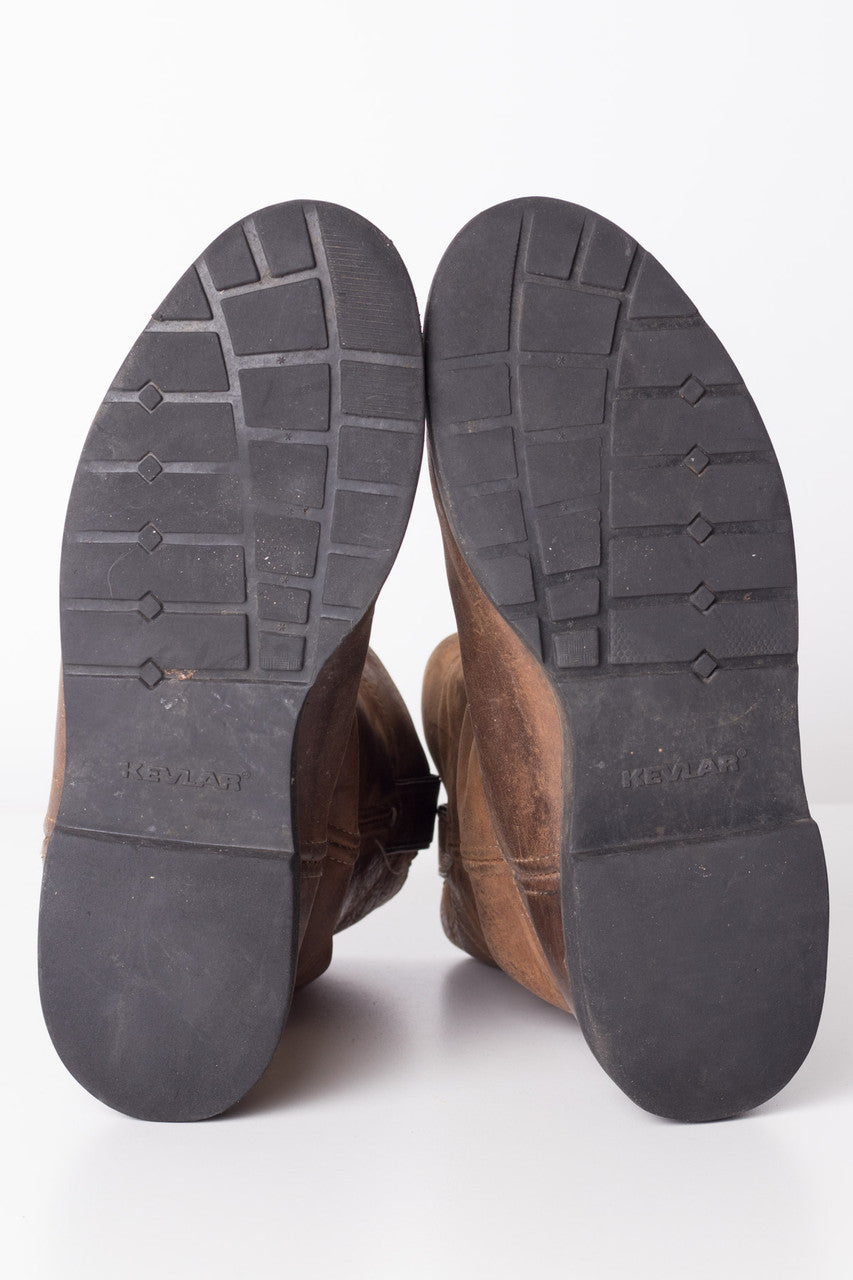 Brown Leather Pecos Cowboy Boots (10EE)