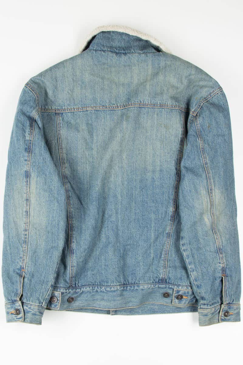Vintage Sherpa Lined Denim Jacket 1238