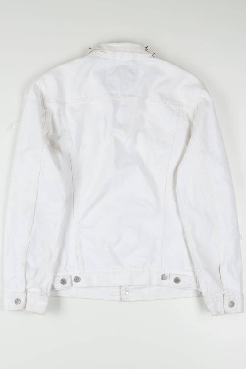 Destroyed White Levi's Denim Jacket 1254