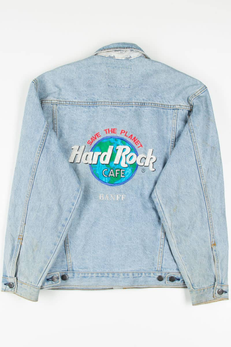 Vintage Hard Rock Cafe Banff Denim Jacket 1282