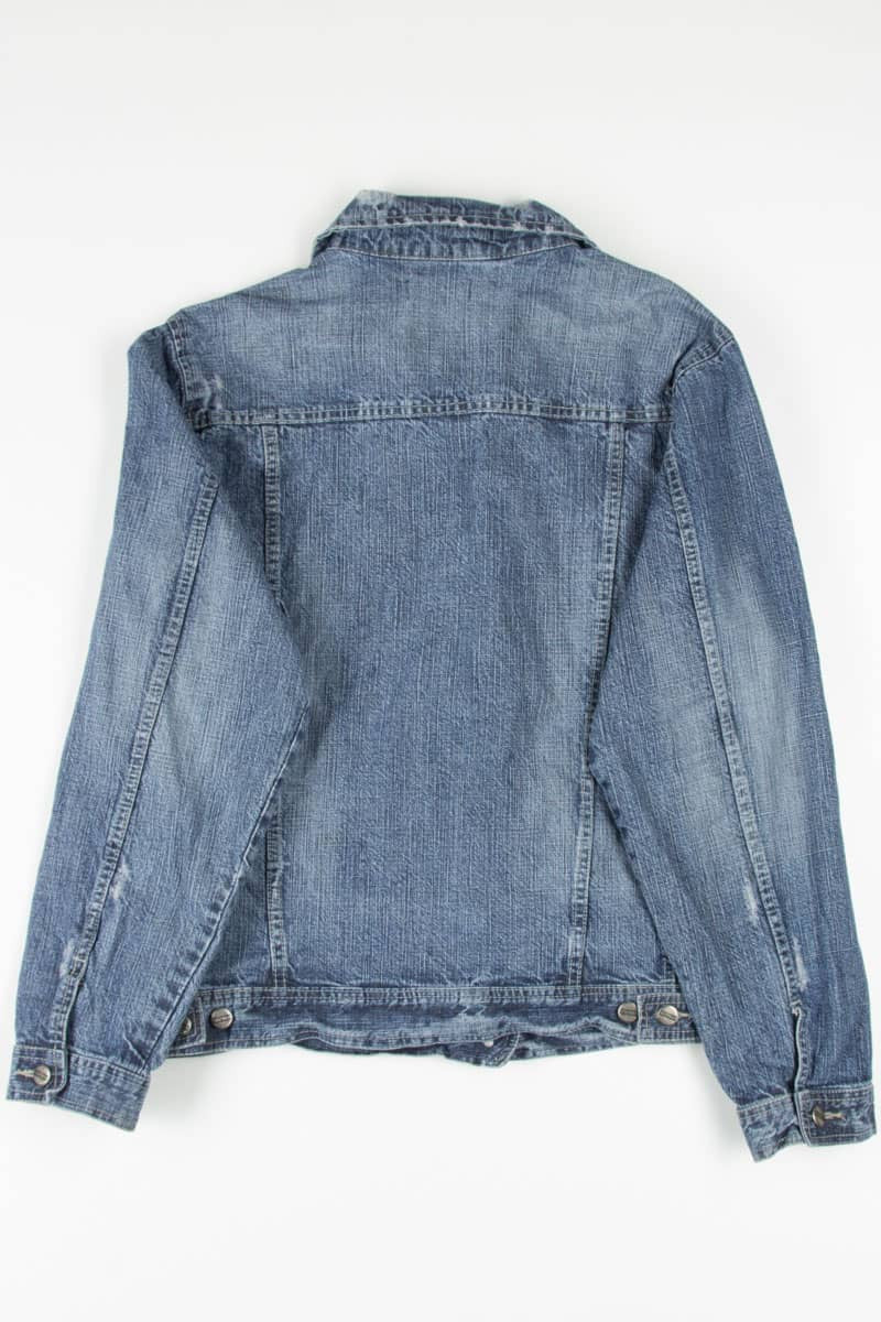 Distressed Denim Jacket 1332