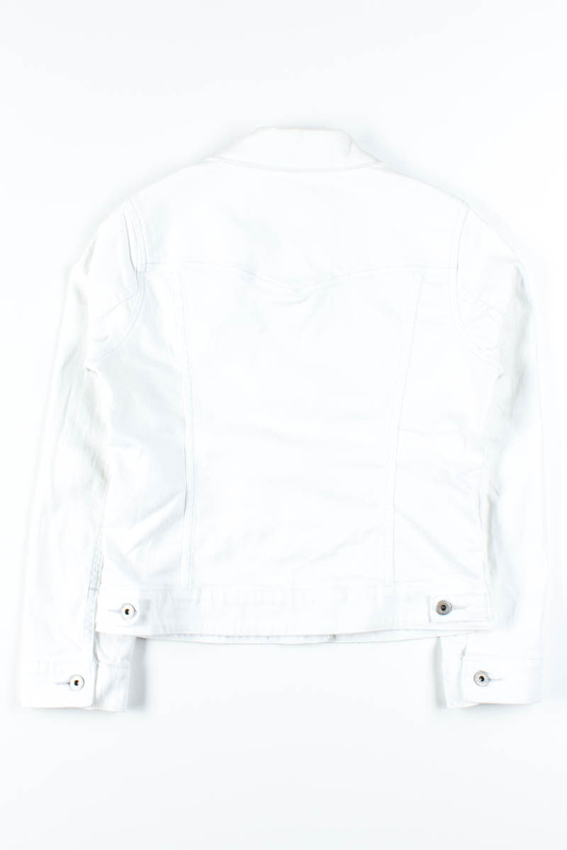White Levis Denim Jacket 699
