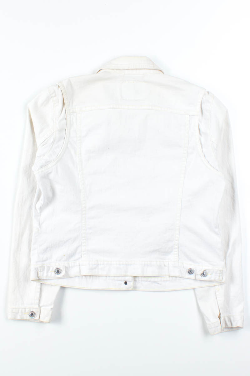 White Levi's Denim Jacket 856