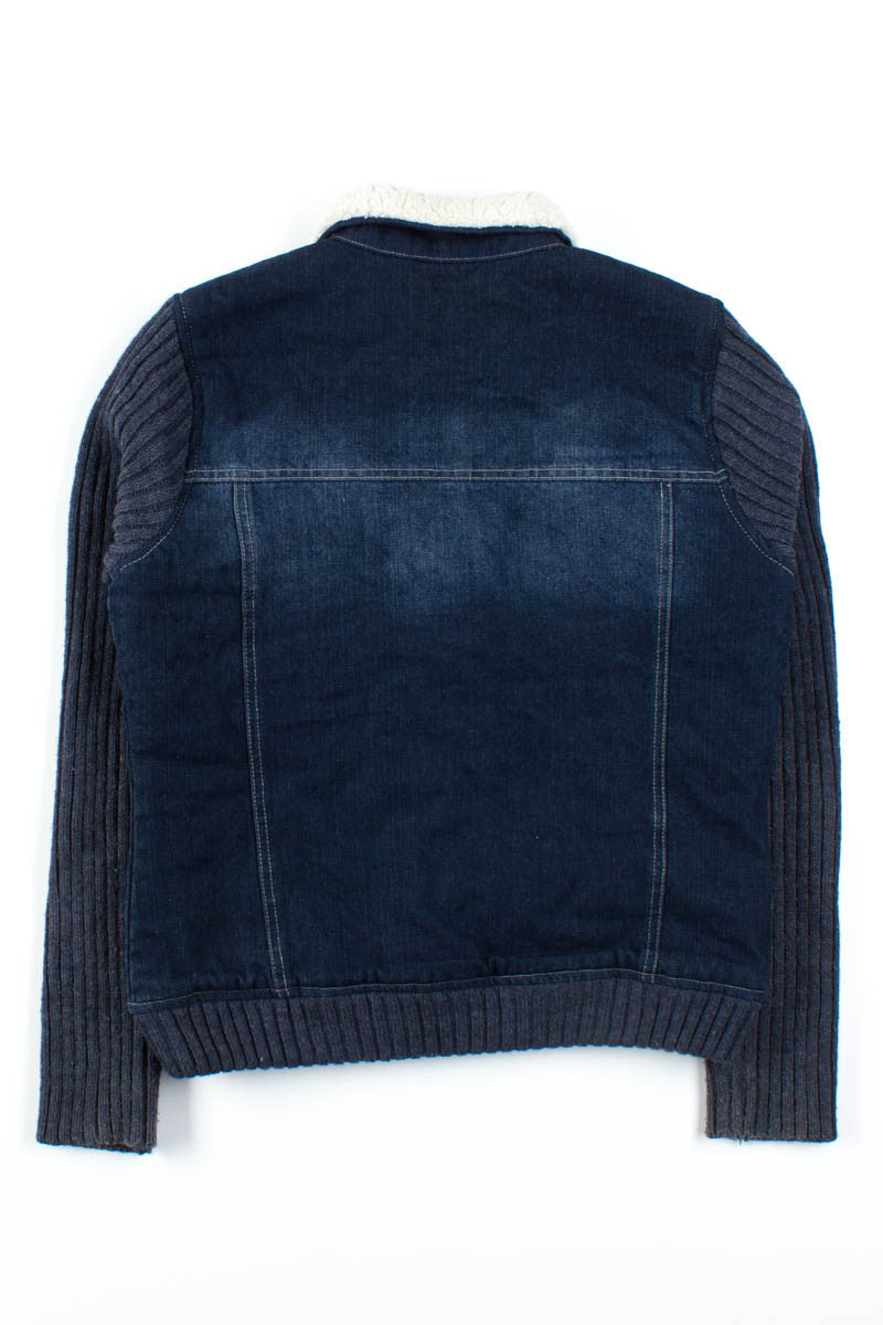 Lee Cooper Sherpa Denim Jacket 893
