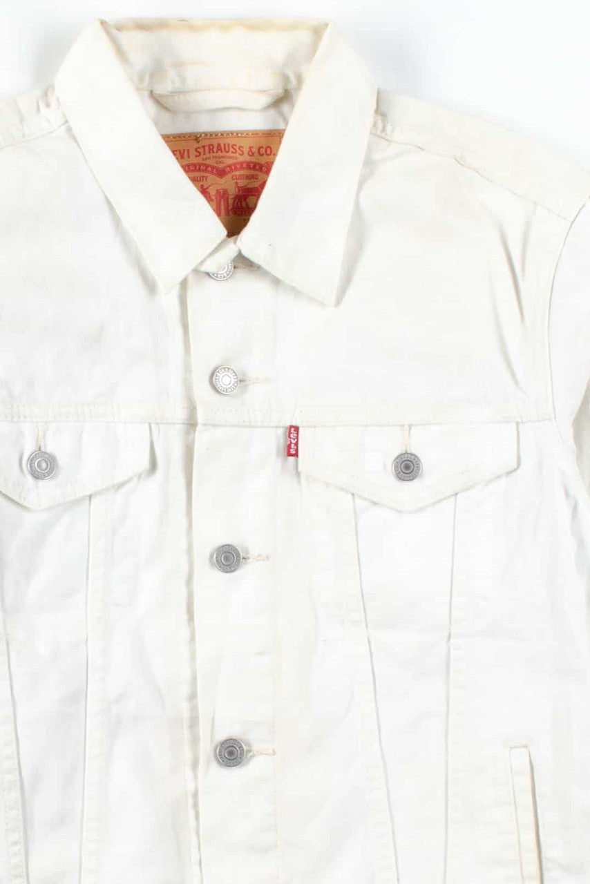White Levi's Denim Jacket 1074