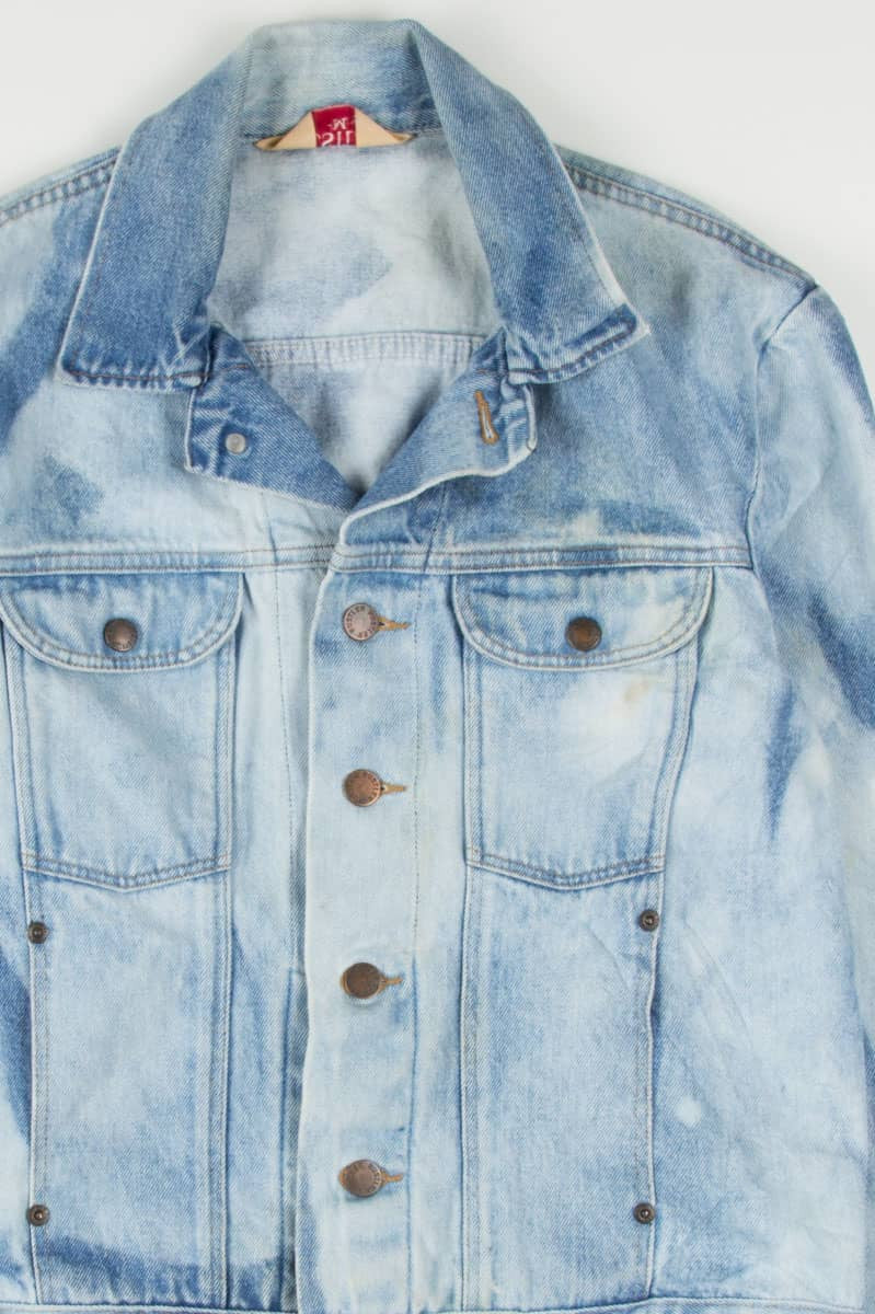 Vintage Bleached Denim Jacket 1278