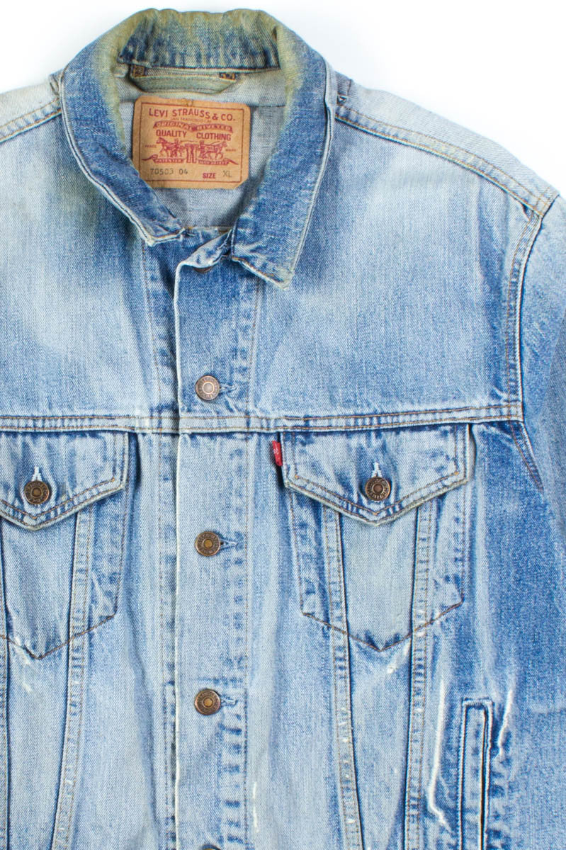 Vintage Faded Levis Denim Jacket 684