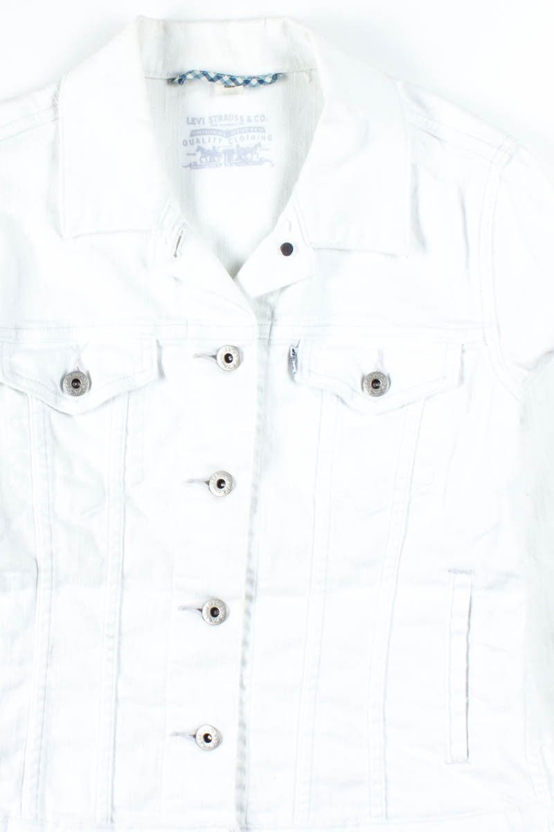 White Levis Denim Jacket 699