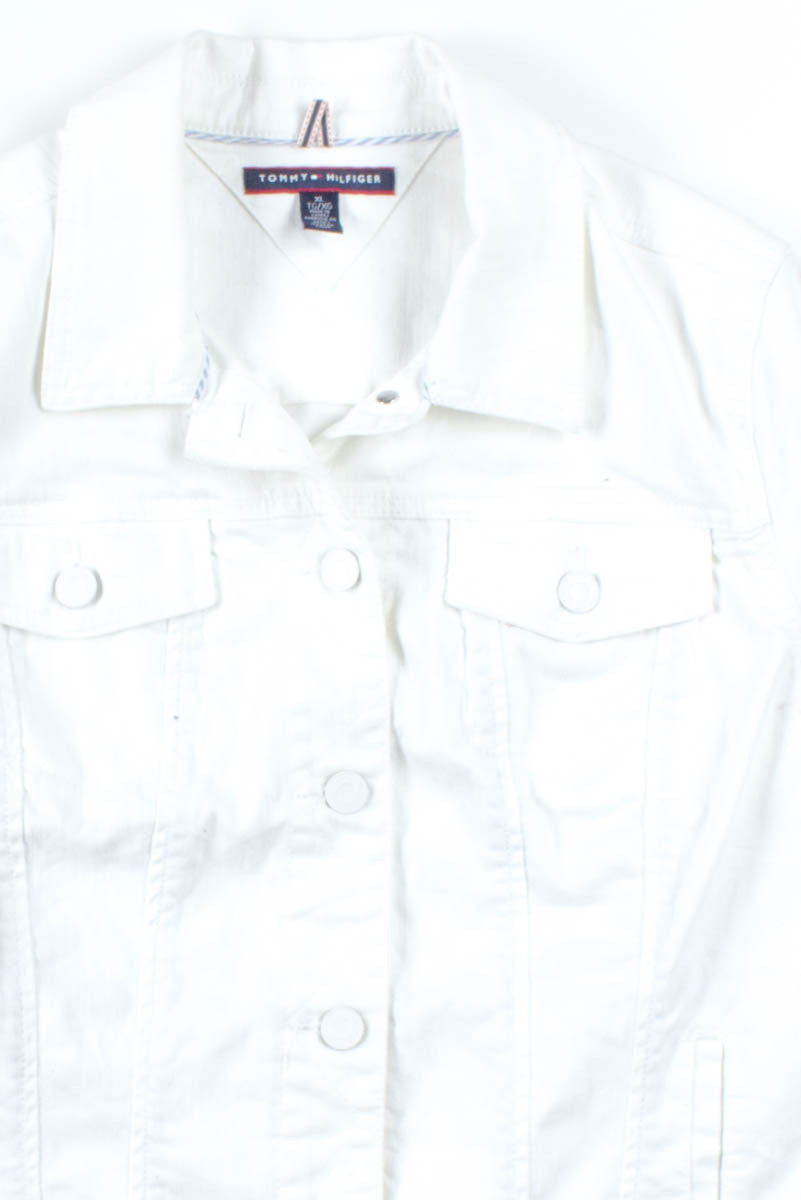 White Tommy Hilfiger Denim Jacket 891