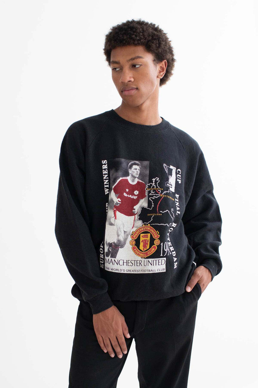 Vintage Manchester United Euro Cup Winners Sweatshirt (1991)