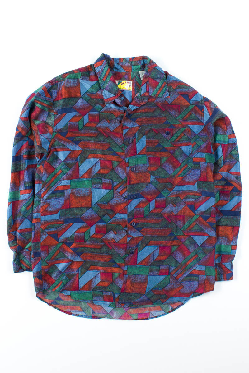 Natural Dyed Silk Classic Shirt