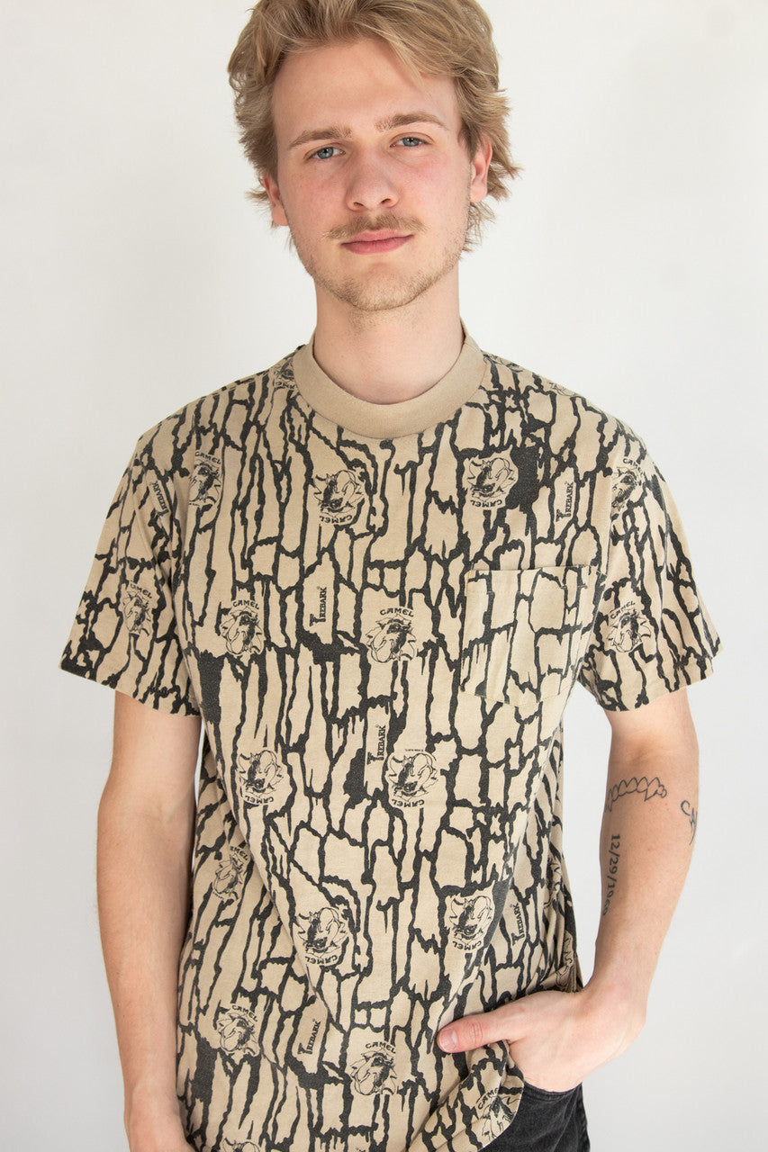 Vintage Camel Trebark Camo T-Shirt (1980s)