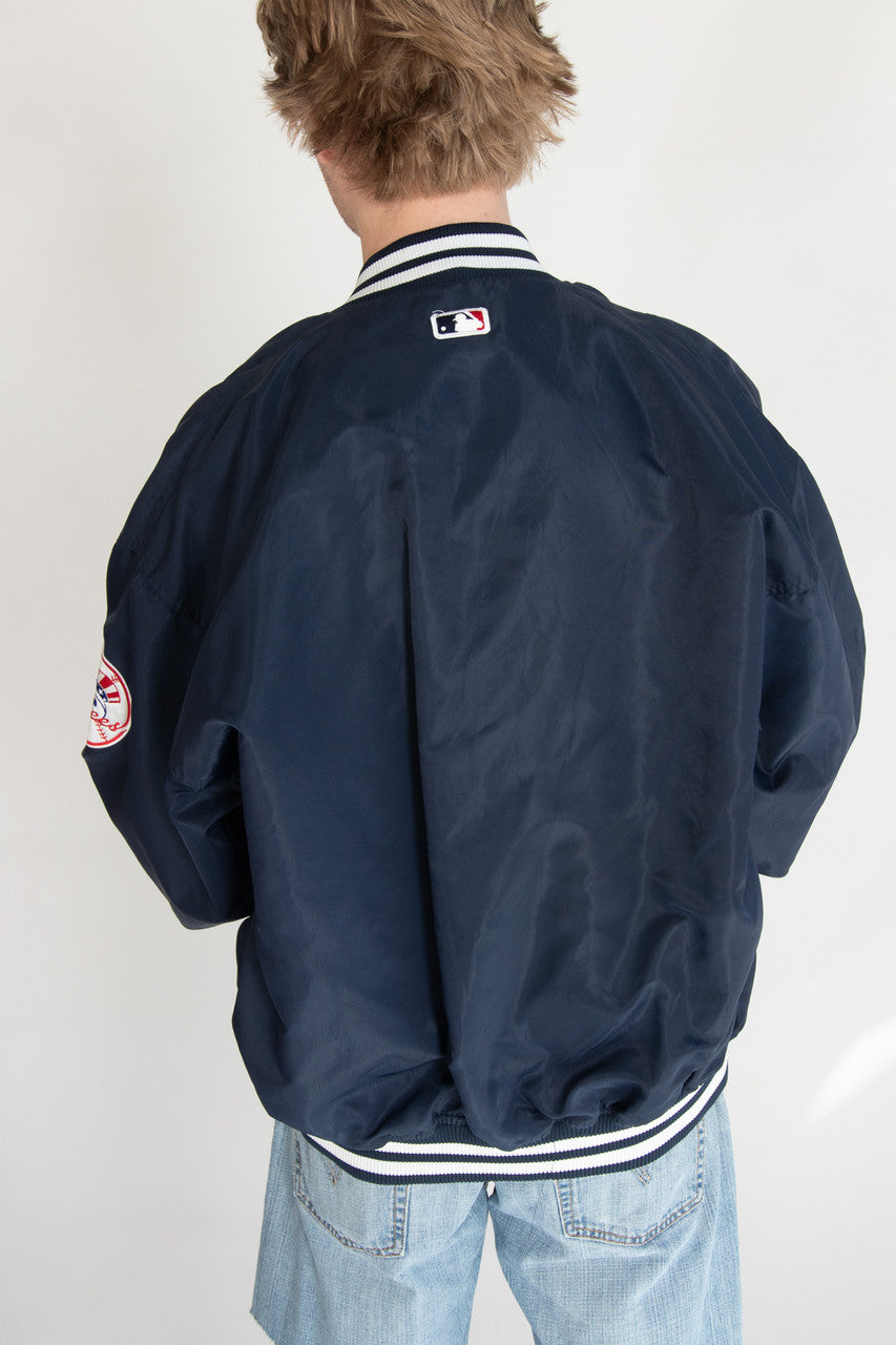 Vintage New York Yankees Satin Starter Diamond Collection Lightweight Jacket