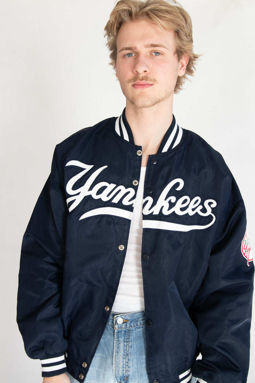 Vintage New York Yankees Satin Starter Diamond Collection Lightweight Jacket