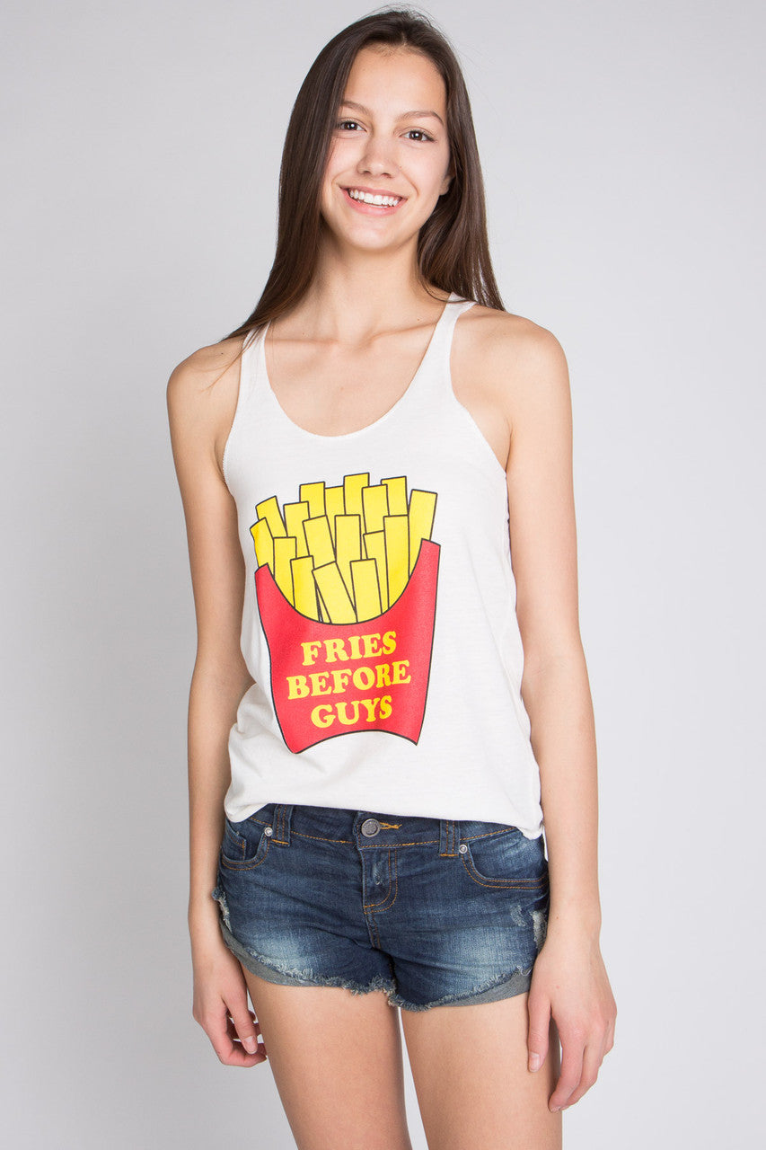 Fries Before Guys Graphic Tank