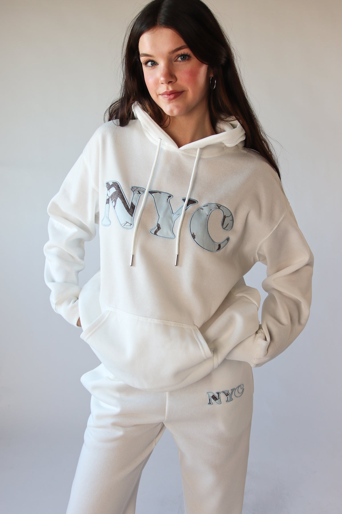 Woodland Print Patch Hoodie