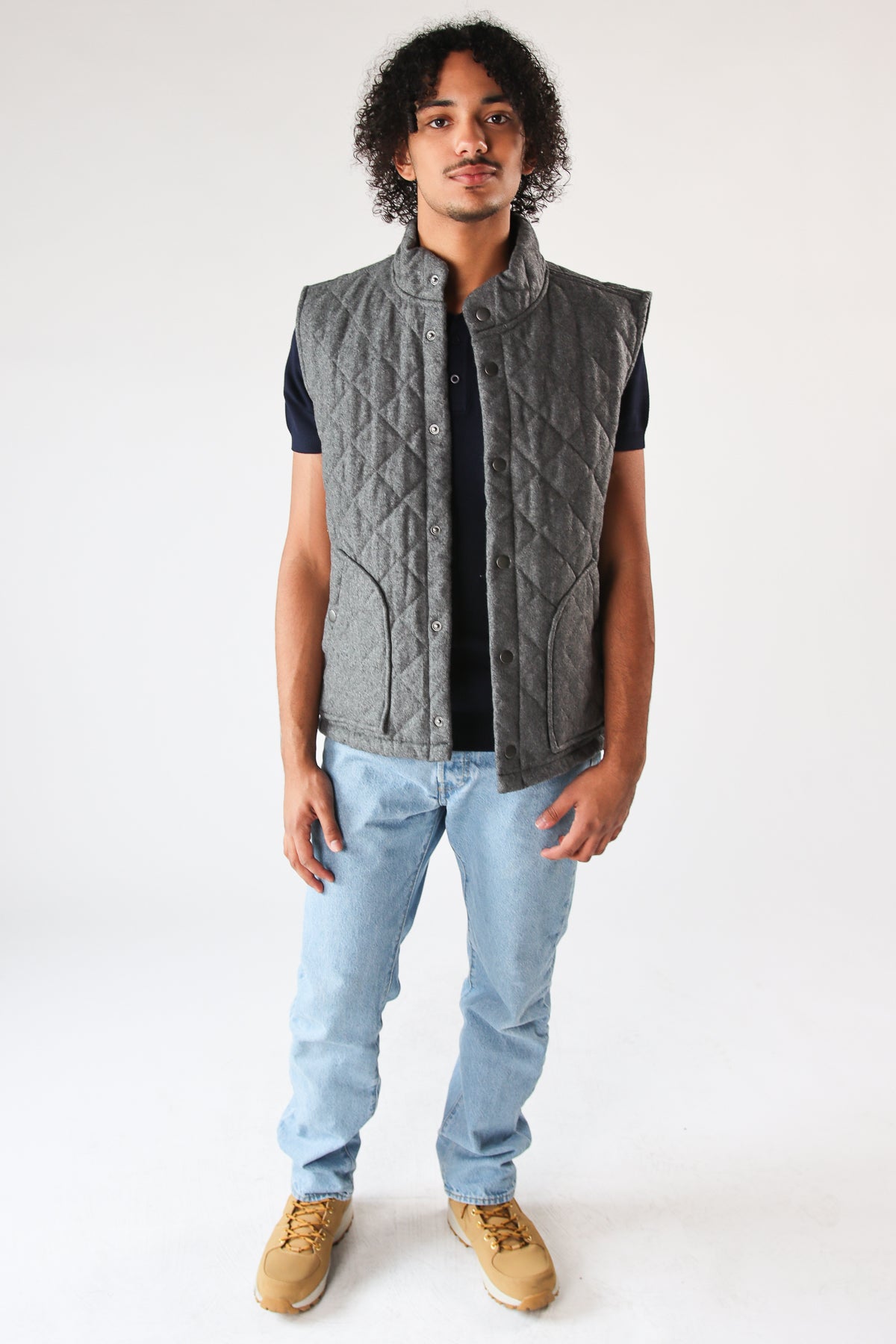Wool Quilted Vest
