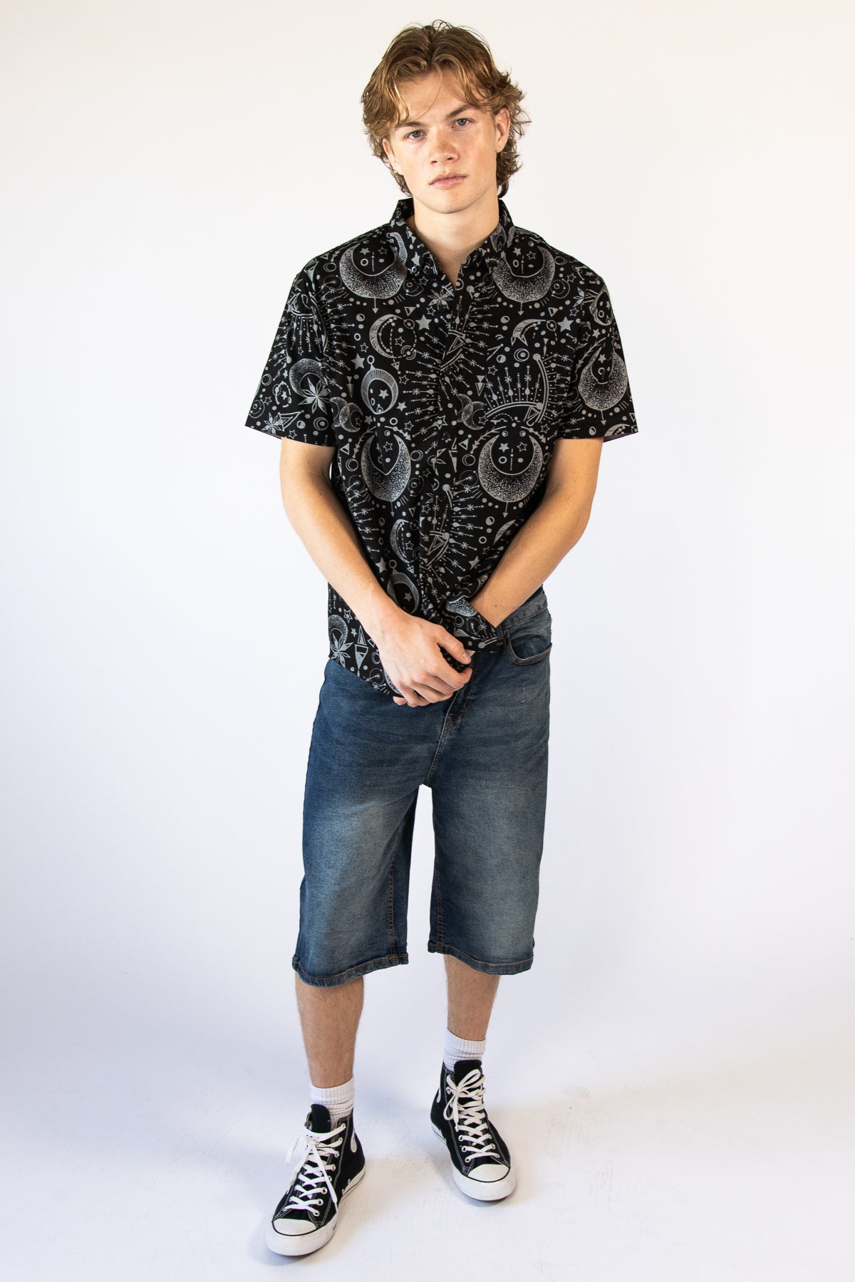 Woven Mystic Button Up Shirt