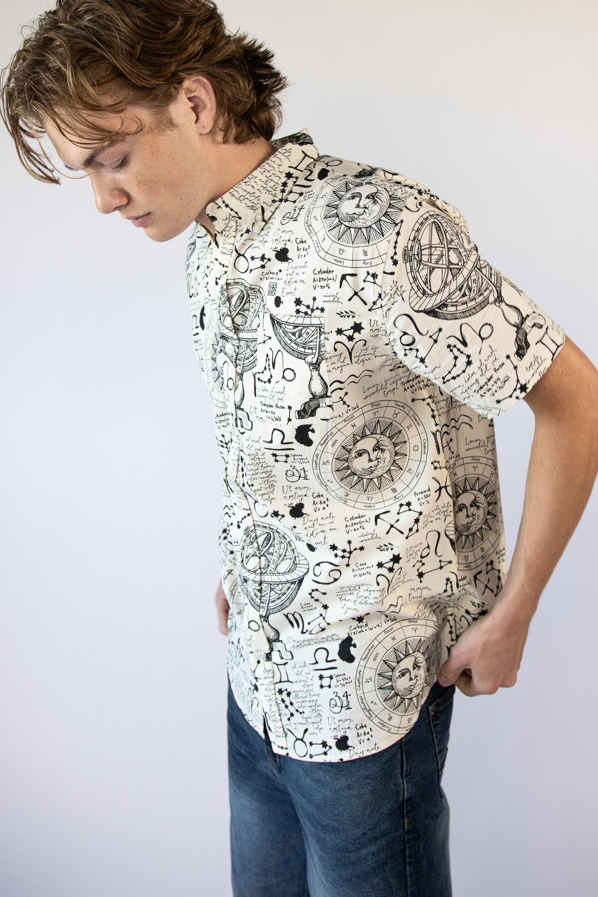 Woven Mystic Button Up Shirt