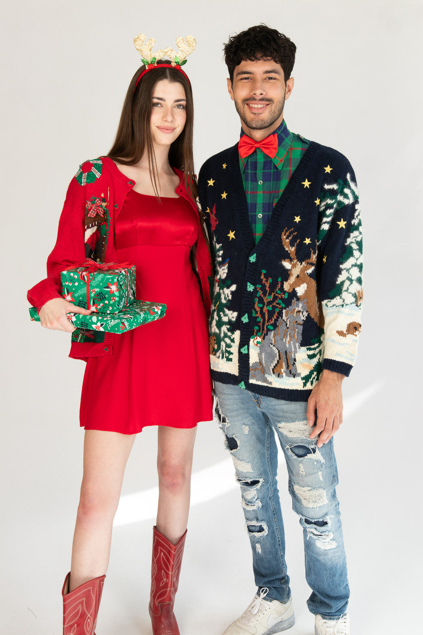 Vintage Cherry Red Babydoll Dress (1990's)