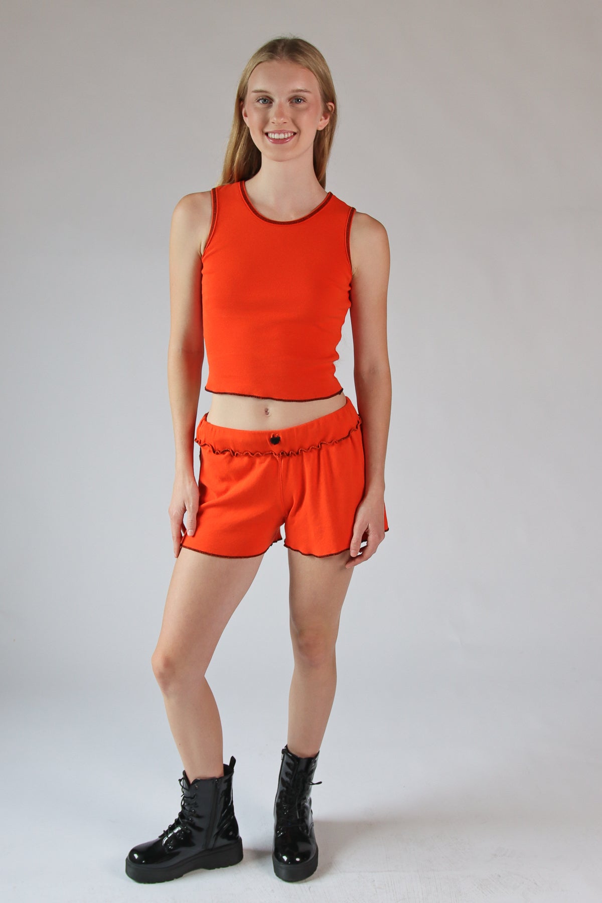 Vintage Y2K Deadstock Contrast Stitch Tank Top