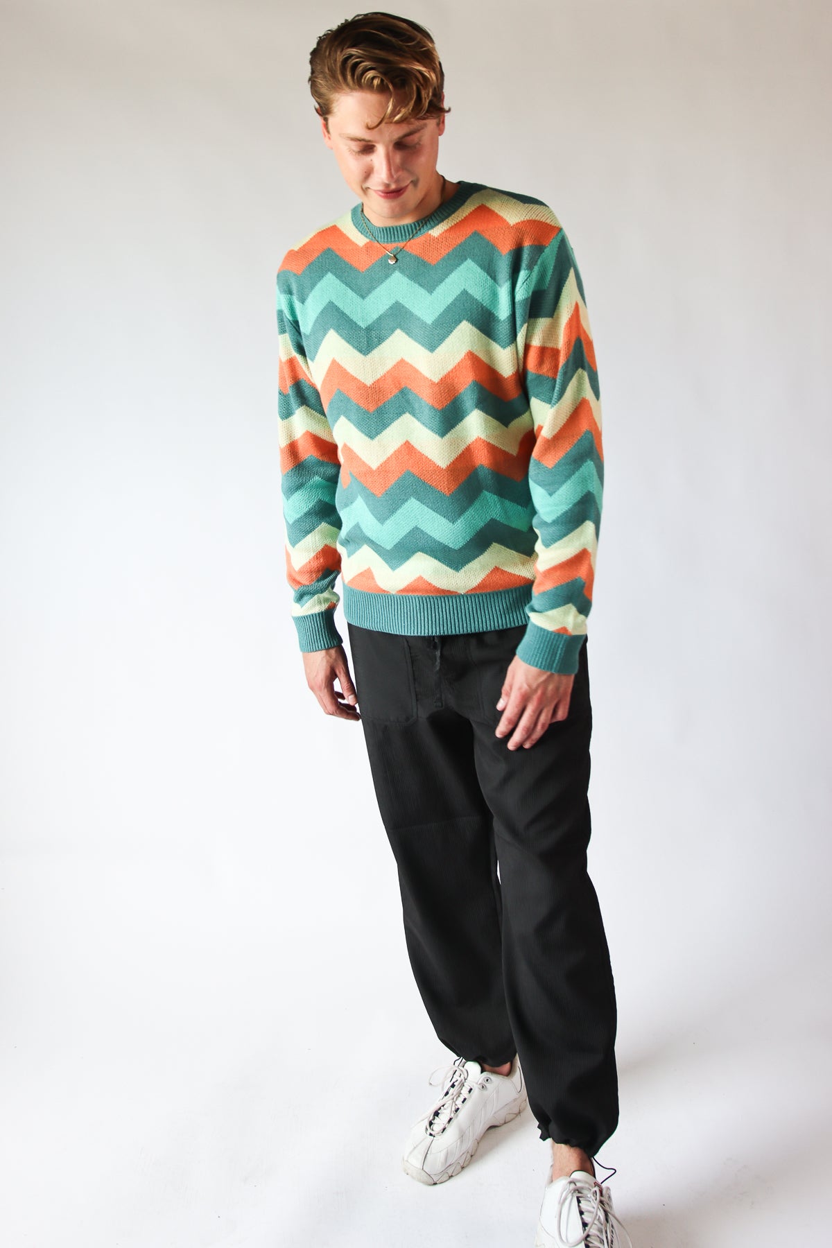 Nana's Afghan Zigzag Sweater