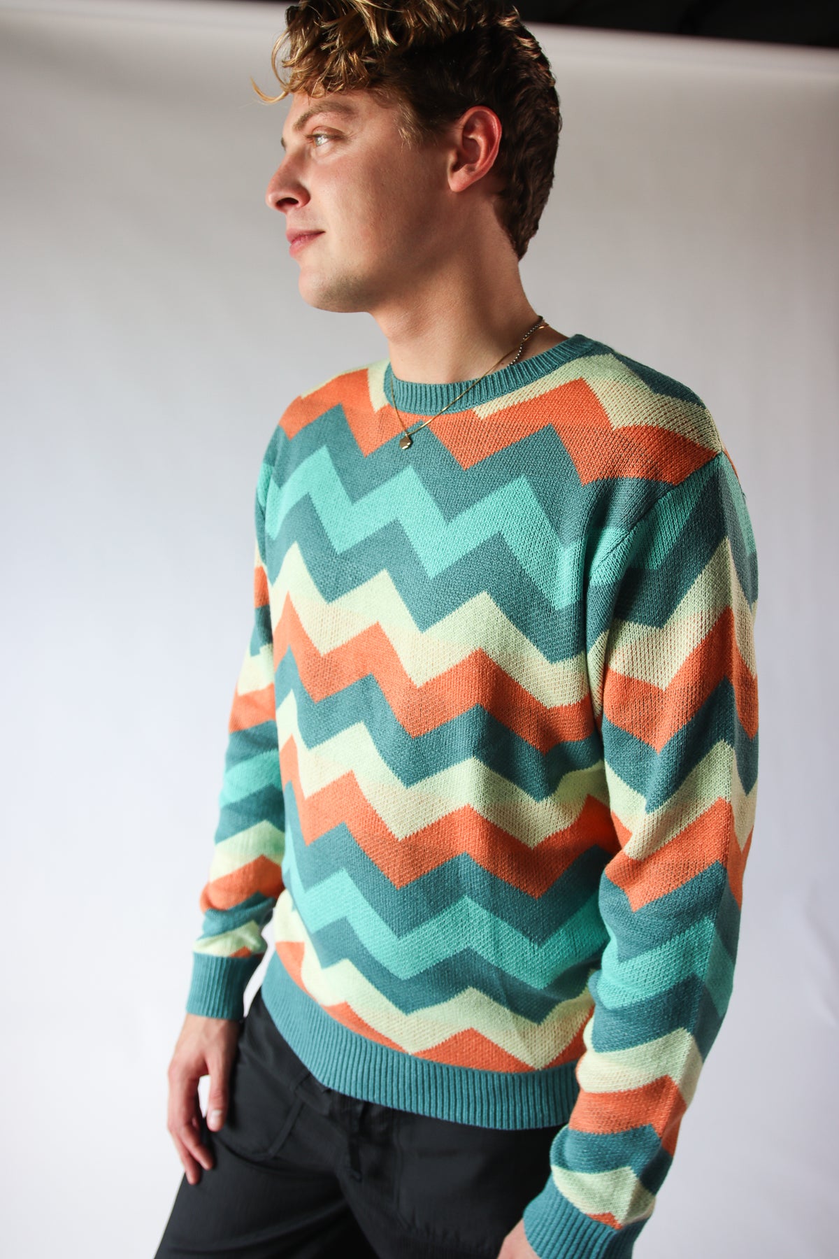 Nana's Afghan Zigzag Sweater