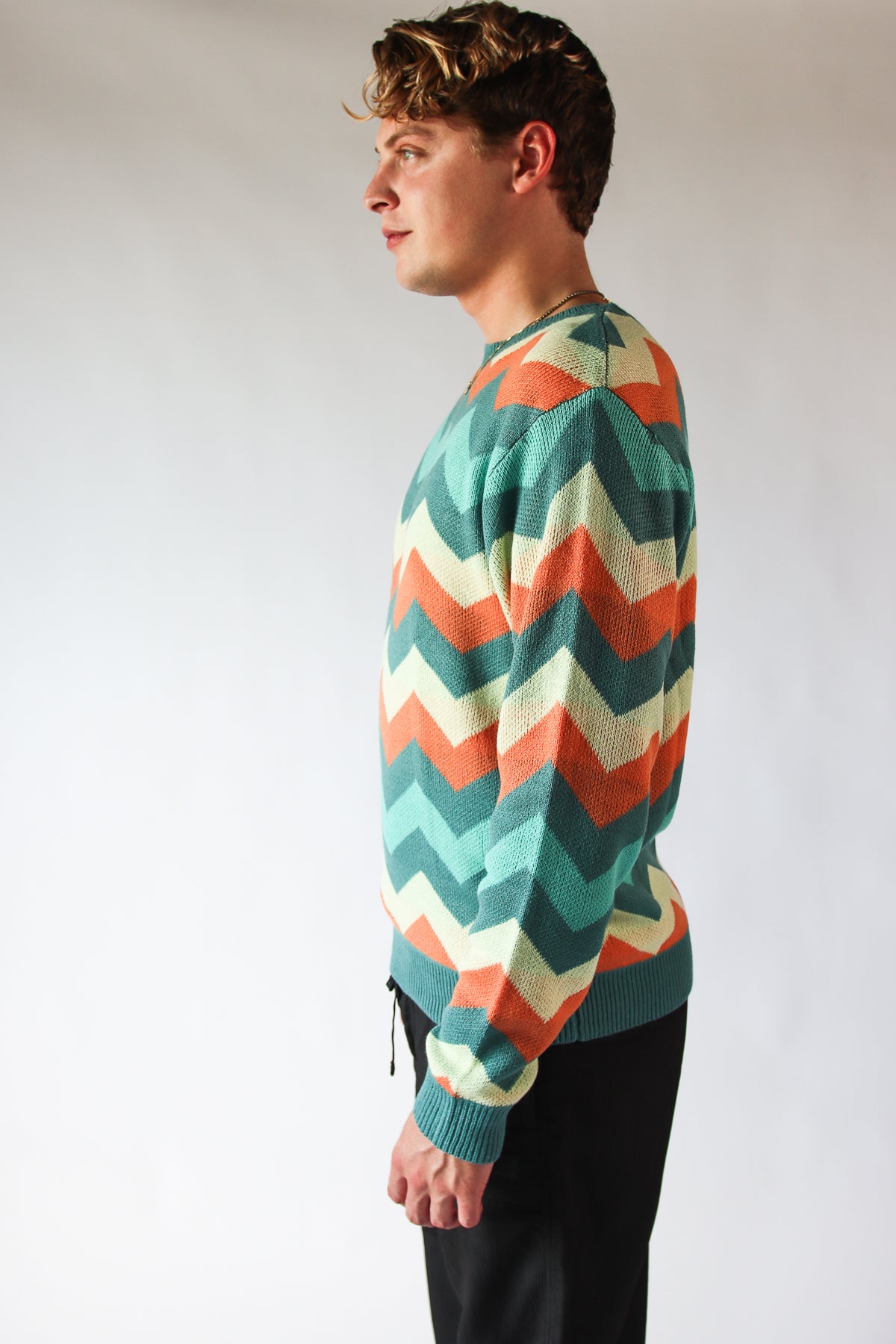 Nana's Afghan Zigzag Sweater