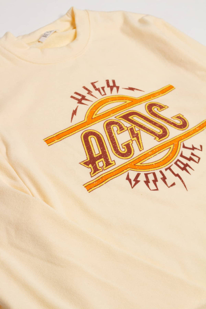 AC/DC High Voltage Terry Sweatshirt