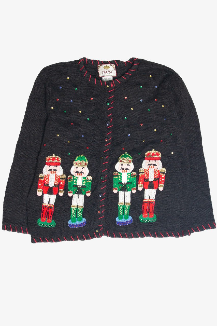 Vintage Black Ugly Christmas Cardigan 63202
