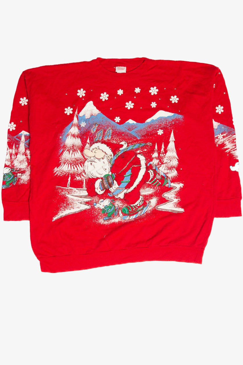 Vintage Red Holiday Sweatshirt 63045