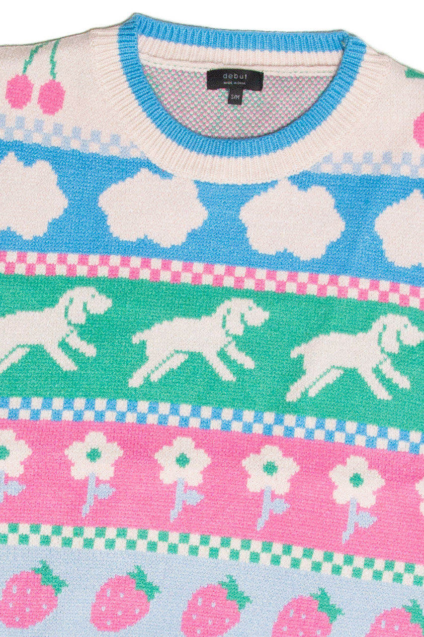 Puppy Picnic Sweater Vest