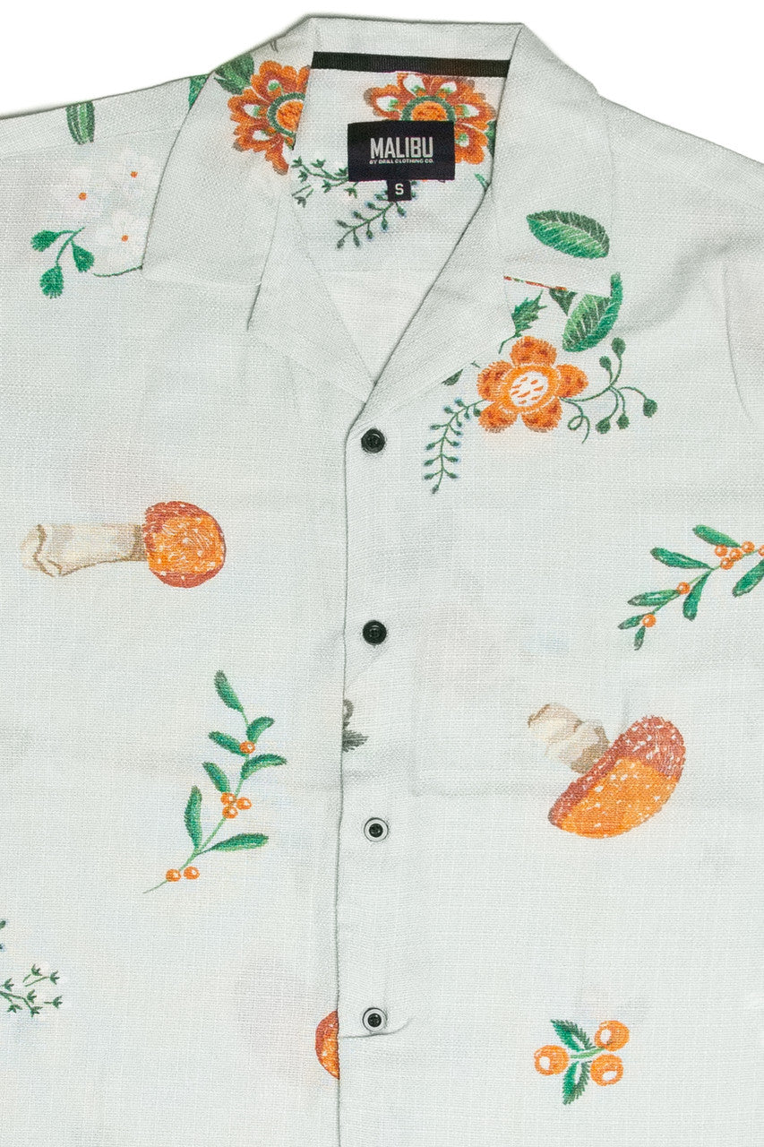 Floating Mushroom Button Shirt