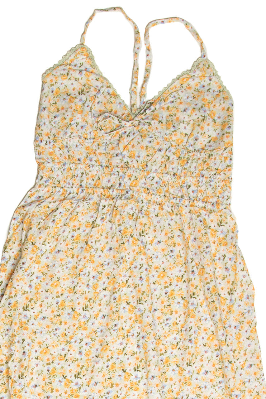 Floral Shirred Maxi Dress
