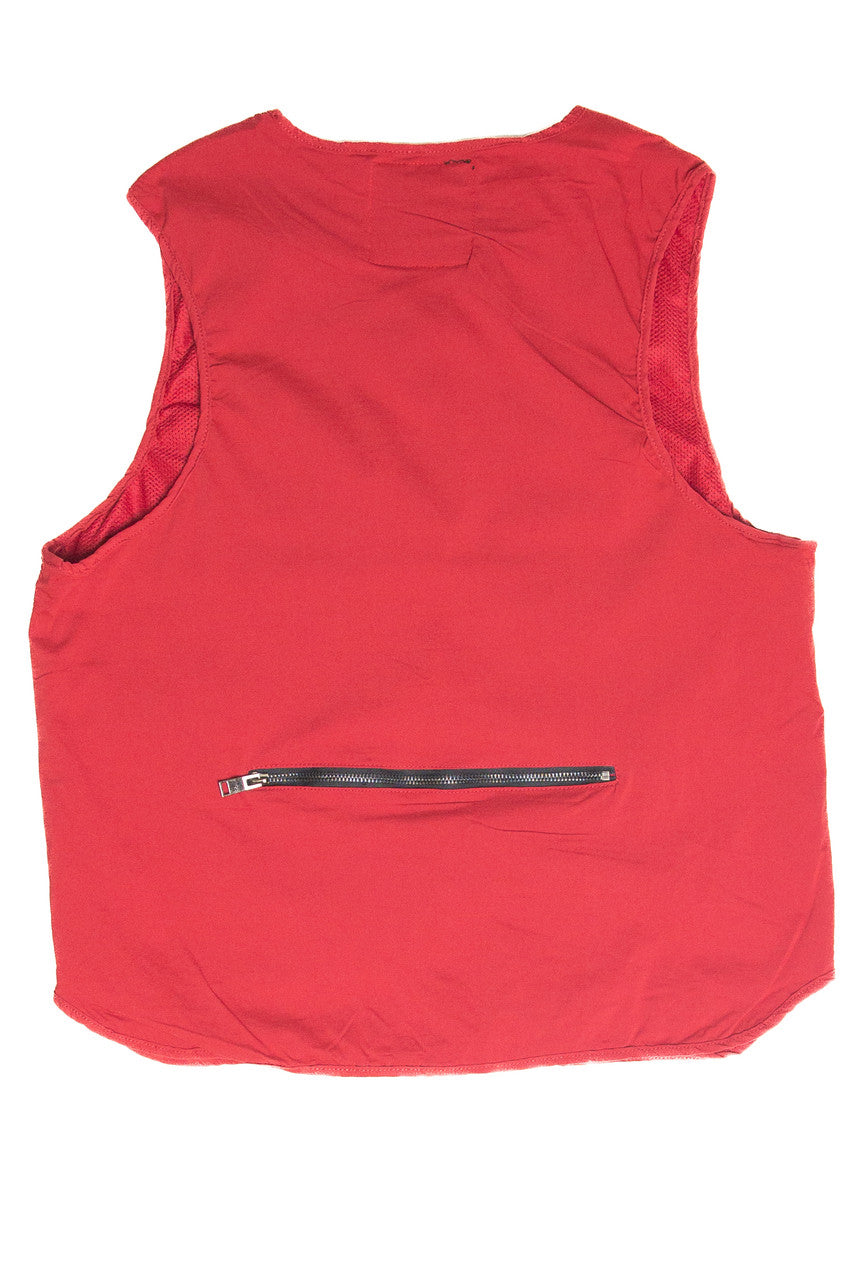 Red Cargo Vest