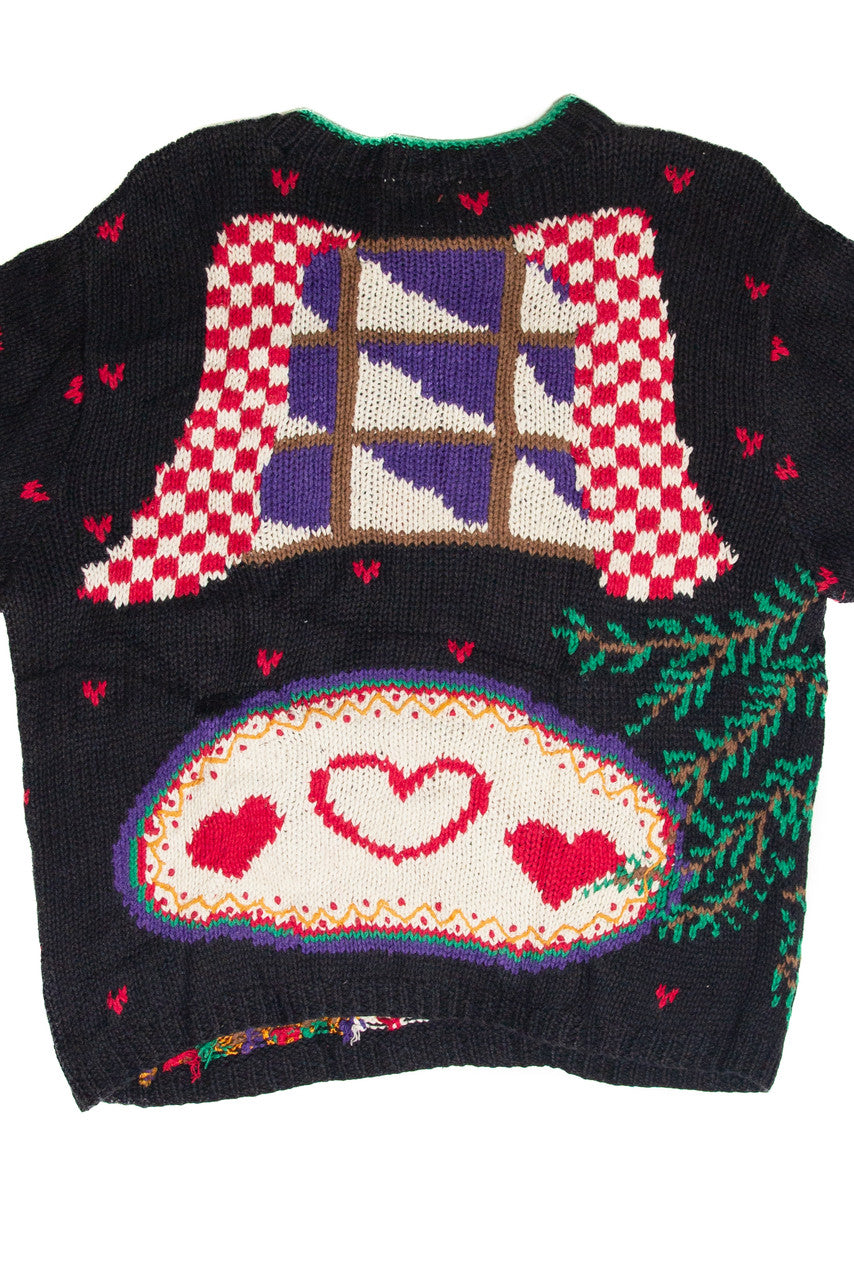 Vintage Black Ugly Christmas Pullover 62951
