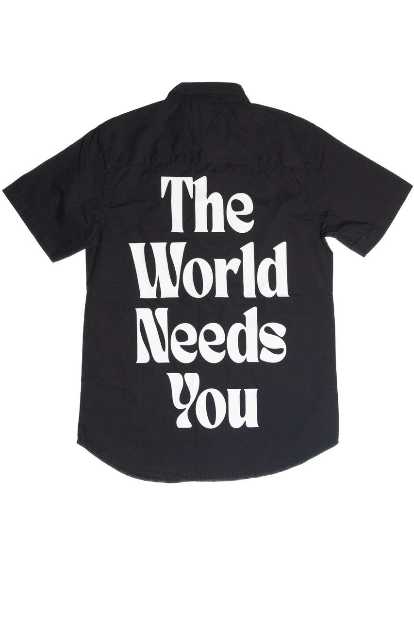The World Needs You Woven Shirt
