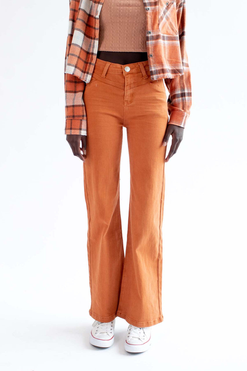 Adobe High Rise Wide Leg Pants