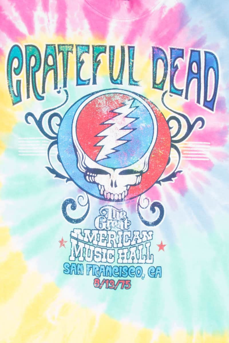 American Music Hall Spiral Tie-Dye Grateful Dead T-Shirt