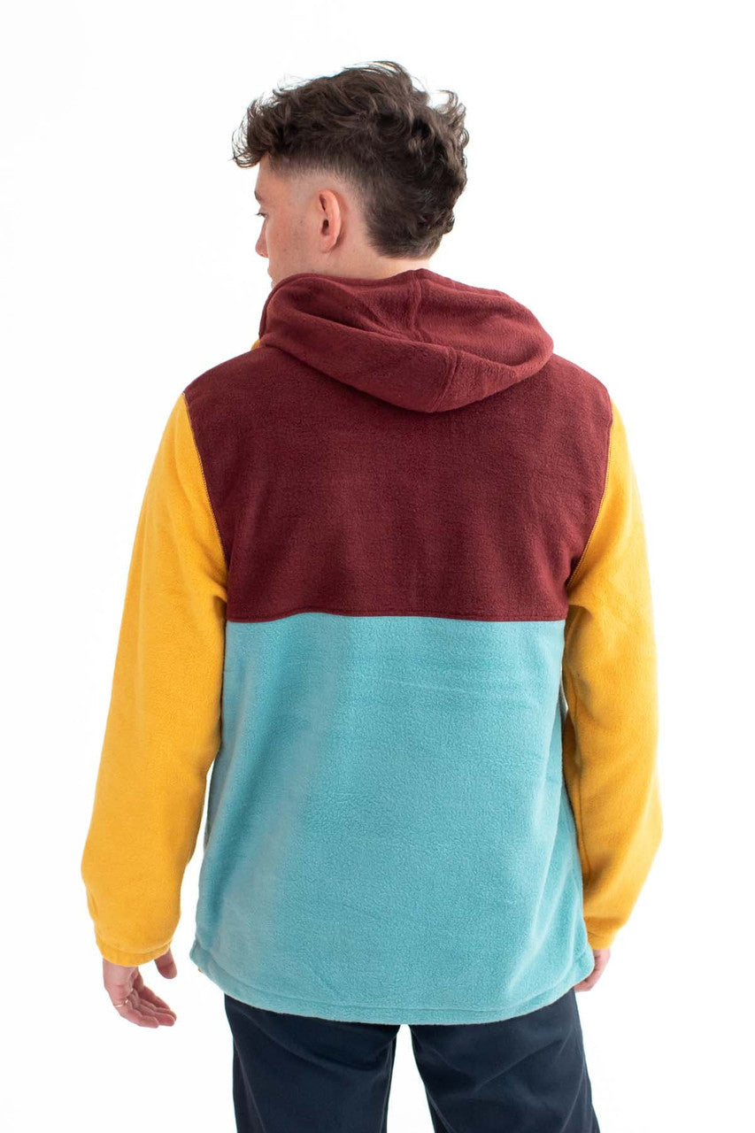 Andorra Color Block Polar Fleece Hoodie