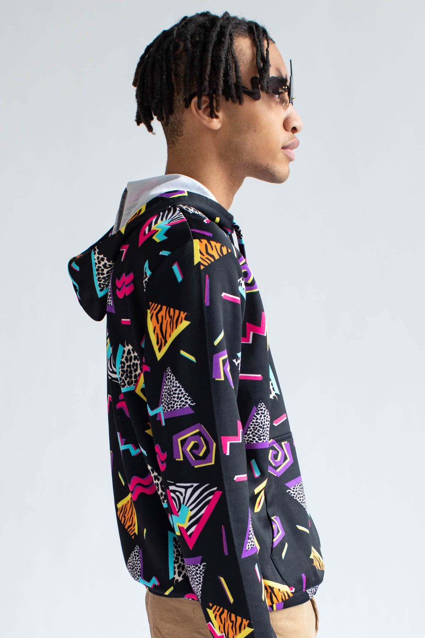 Animal Print Triangles Hoodie