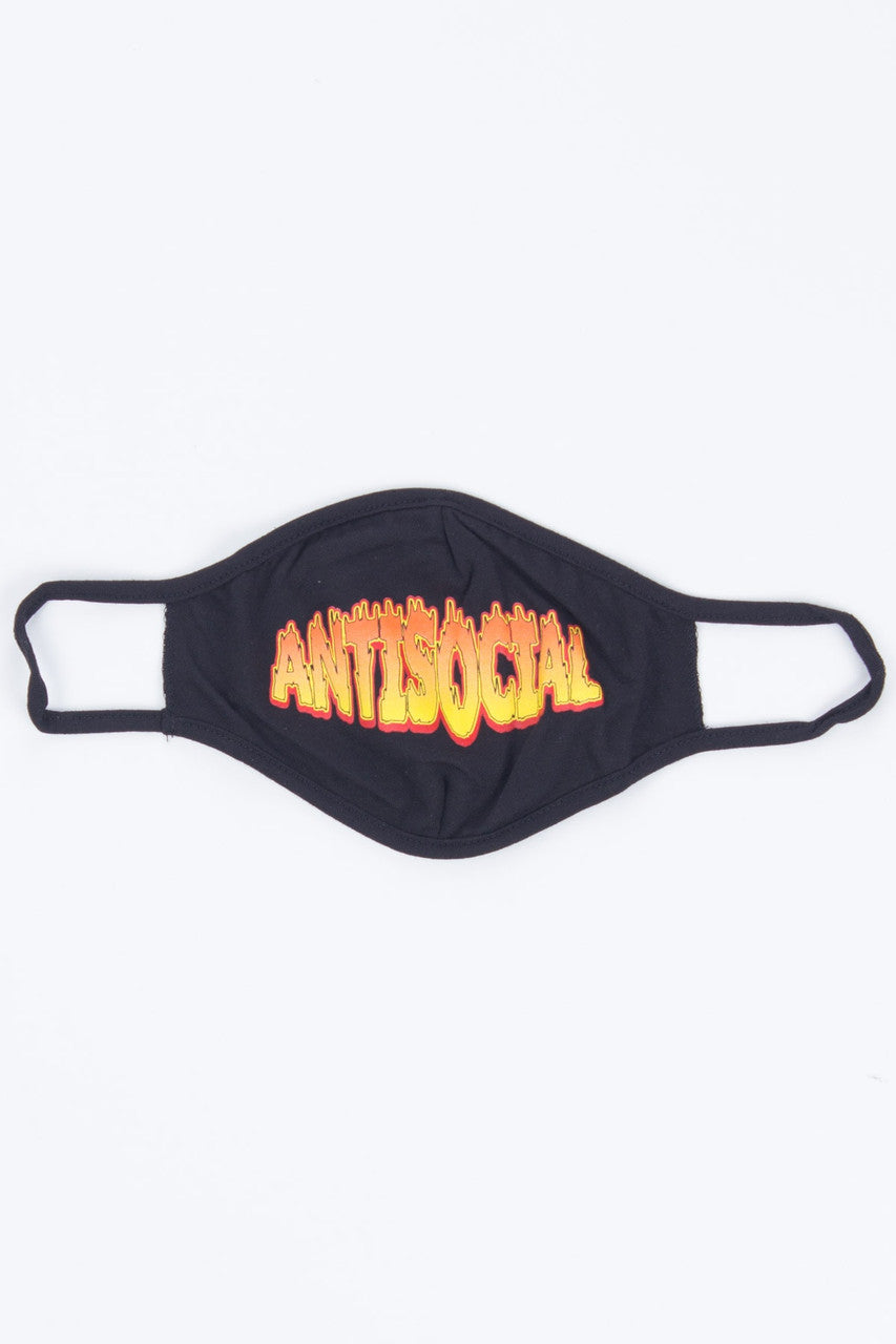 Antisocial Flames Face Mask