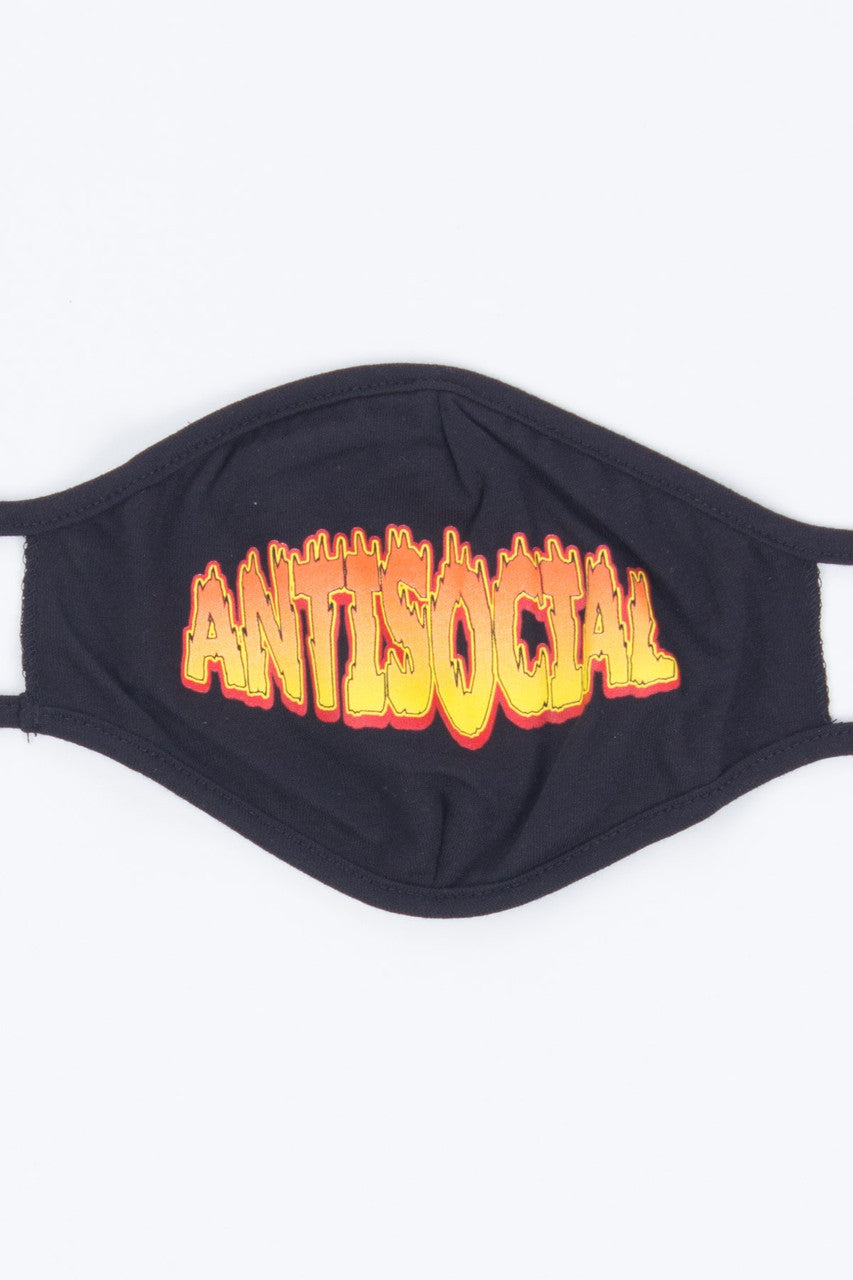 Antisocial Flames Face Mask