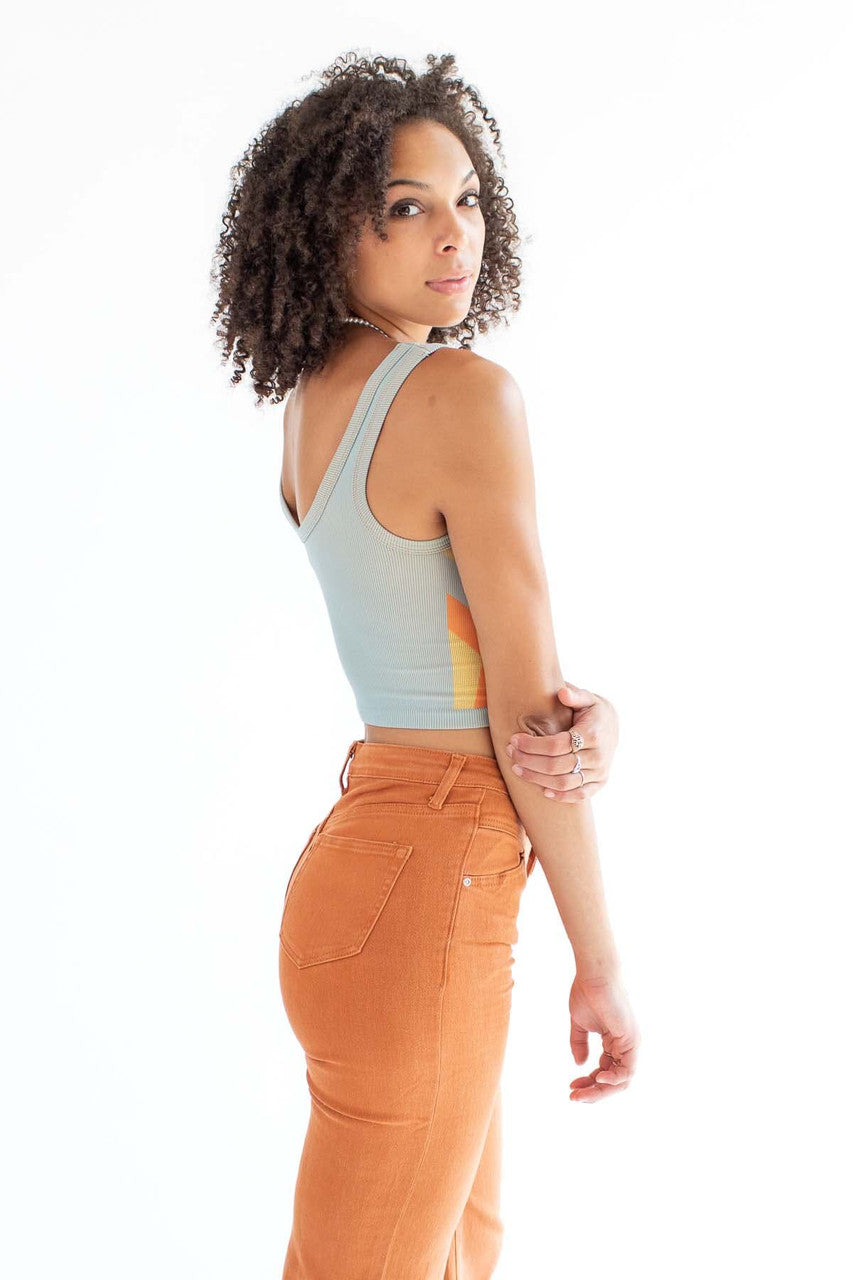 Aqua Star Reversible Seamless Tank Top