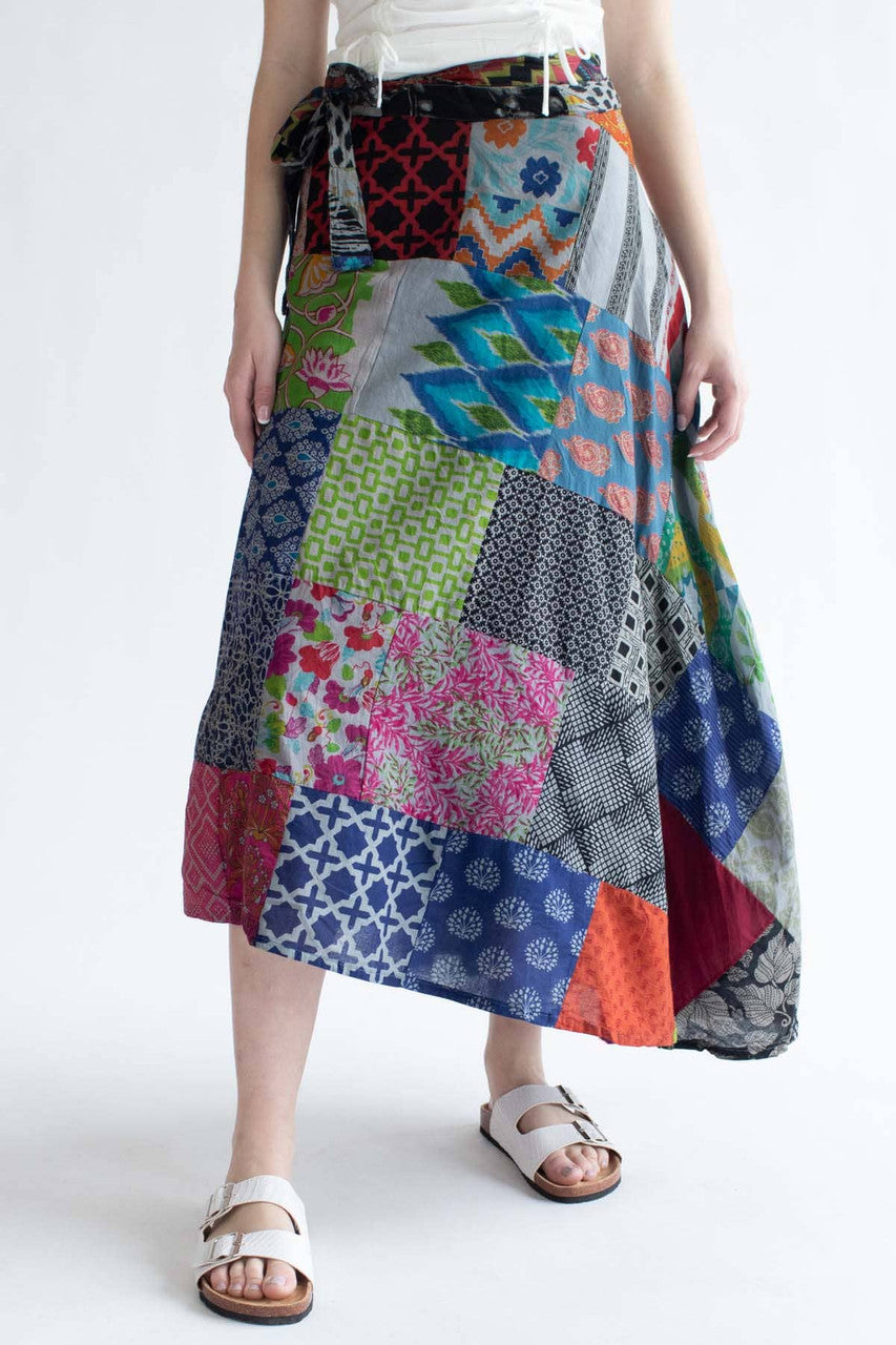 Assorted Patchwork Festival Skirt
