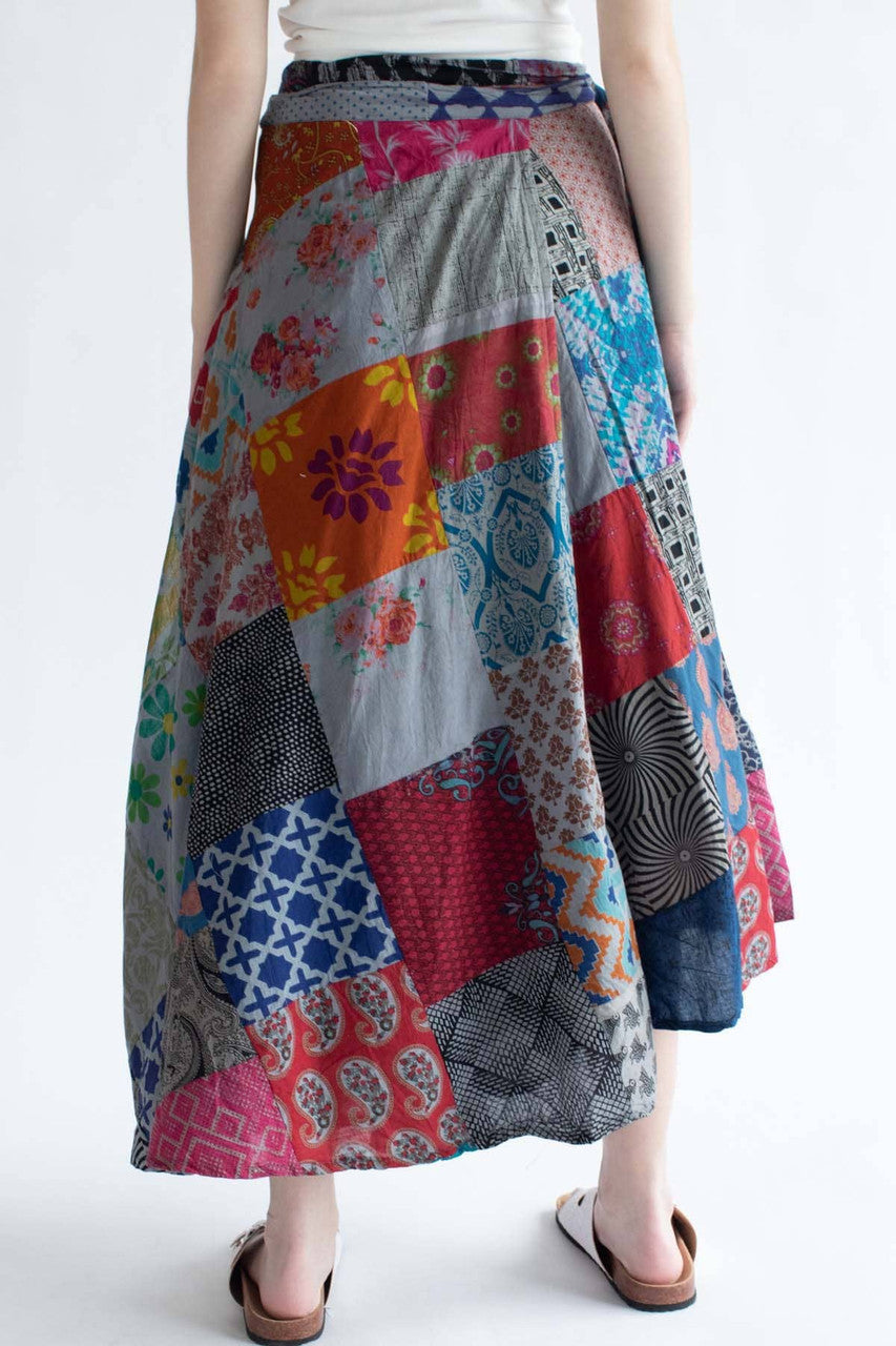 Assorted Patchwork Festival Skirt